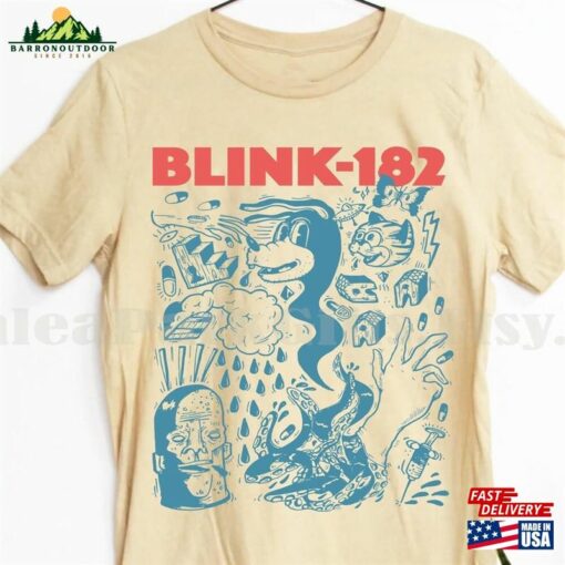 Blink 182 Reunite Tour 2022 T-Shirt Vtg Unisex Tee 90S Funny Gifts Hoodie