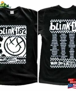 Blink 182 Rock N’roll T-Shirt The World Tour 2023 Sweatshirt Blink 182 Rock N’roll T-Shirt The World Tour 2023 Sweatshirt