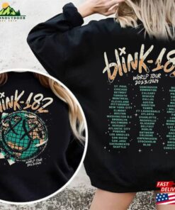Blink 182 Shirt Rock N Roll World Tour 2023 Classic Hoodie