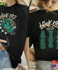 Blink 182 Shirt The World Tour 2023 2024 Rock N Classic Sweatshirt