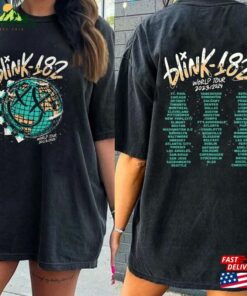 Blink 182 Shirt The World Tour 2023 2024 Rock N Classic Sweatshirt 3