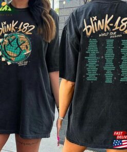 Blink 182 Shirt The World Tourshirt Rock N Roll Unisex Sweatshirt