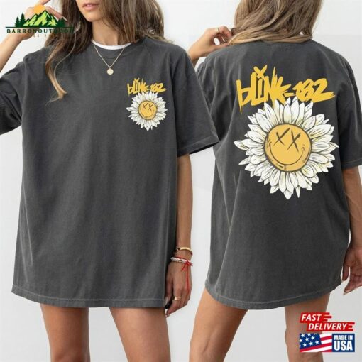 Blink 182 Shirt Vintage Daisy Flower T-Shirt Hoodie Classic