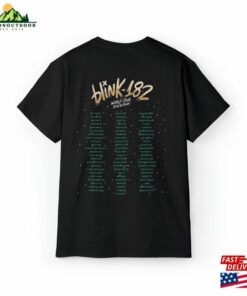 Blink 182 Smiley World Tour 2023 2024 T Shirt Sweatshirt Unisex 3