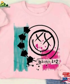 Blink 182 T Shirt Smile Face Shirt Rock Band Classic Unisex 1