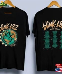 Blink 182 T-Shirt The World Tour 2023 2024 Shirt Band Tee Sweatshirt