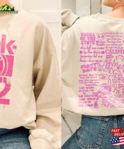 Blink 182 The World Tour 2023 2024 2 Sides Shirt Rock N Sweatshirt Hoodie 3