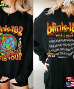Blink 182 The World Tour 2023 2024 2Sides Shirt Rock N Unisex T Shirt 3