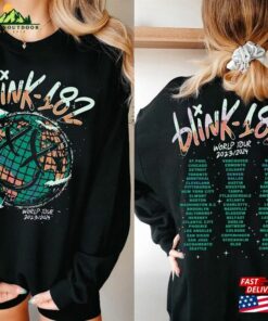 Blink 182 The World Tour 2023 2024 Shirt Rock Nroll Classic Hoodie 3