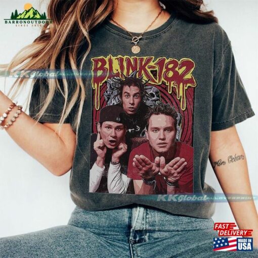 Blink 182 The World Tour 2023 2024 Shirt Rock N’roll T-Shirt Classic Sweatshirt