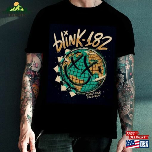 Blink 182 The World Tour 2023 Shirt Unisex Sweatshirt