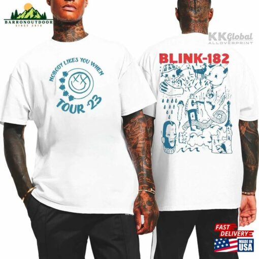 Blink 182 Tour 2023 Shirt 2 Side Vintage Sweatshirt Classic