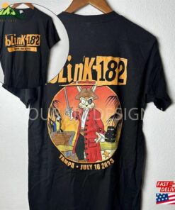 Blink 182 Tour Shirt Official Tampa Florida Show July 10 2023 The World 2024 Rock N Hoodie Unisex Blink 182 Tour Shirt Official Tampa Florida Show July 10 2023 The World 2024 Rock N Hoodie Unisex
