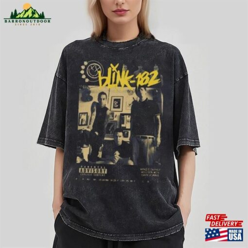 Blink 182 World Tour 2023 2024 Unisex T-Shirt Album Merch Retro Shirt Hoodie Sweatshirt