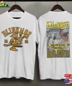 Blink 182 World Tour 2023 Design Music Concert Unisex T-Shirt Sweatshirt Hoodie Classic