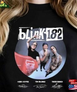 Blink 182 World Tour 2023 Unisex Tee T-Shirt Sweatshirt Hoodie Vintage Shirt Band Classic