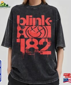 Blink 182 World Tour Vintage Style Neon Logo Rock Tee Shirt Classic Sweatshirt 3 Blink 182 World Tour Vintage Style Neon Logo Rock Tee Shirt Classic Sweatshirt 4