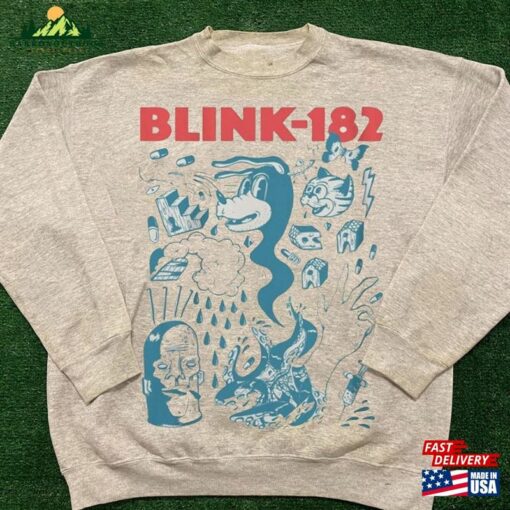 Blink Vintage 182 Shirt Retro Fans Lover Gift Music Tshirt Unisex T-Shirt