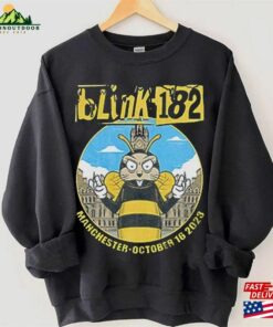 Blink Vintage 182 T-Shirt Ao Arena Manchester Uk Tour Shirt Classic Unisex