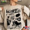 Blink Vintage 182 Tour Shirt 2023 World B182 Merch Retro Band Unisex T-Shirt