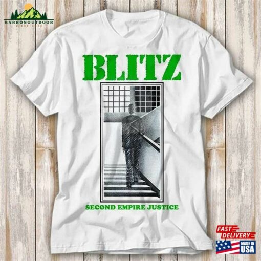 Blitz Second Empire Justice Band Vinyl Lp T-Shirt Hoodie