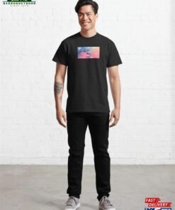 Blockchain Abstract Art Neon Blocks Classic T-Shirt Unisex 2 Blockchain Abstract Art Neon Blocks Classic T Shirt Unisex 3