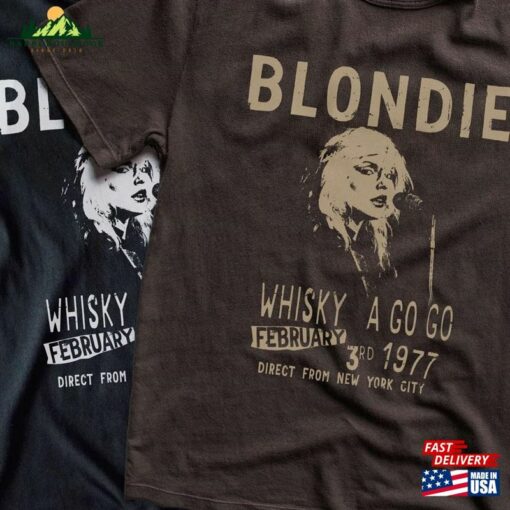 Blondie Debbie Harry Whisky A Go Concert Shirt Vintage Style Gig Poster Hoodie Sweatshirt