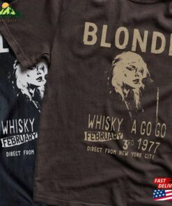 Blondie Debbie Harry Whisky A Go Concert Shirt Vintage Style Gig Poster Hoodie Unisex