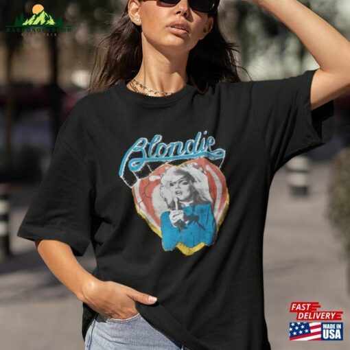 Blondie Shirt Rock Band Music Funny Vintage T-Shirt Hoodie