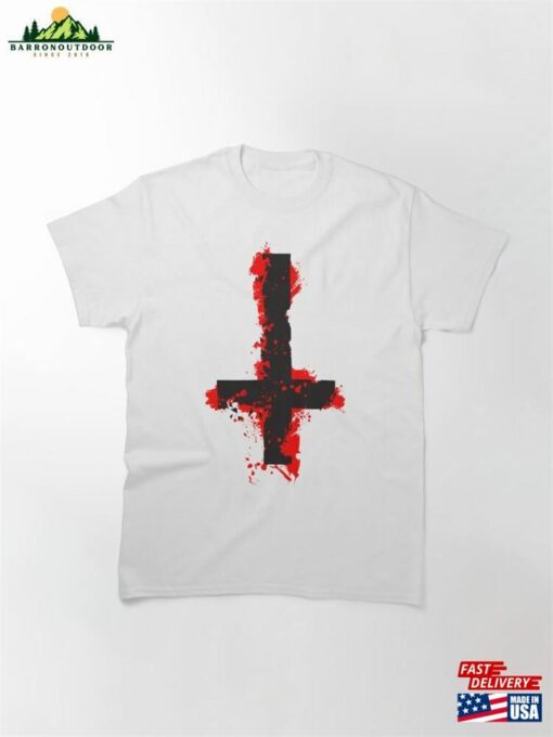 Blood Cross (Crucifix) Classic T-Shirt Hoodie Sweatshirt