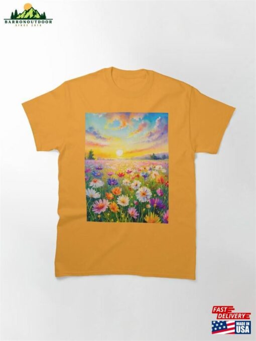 Blooming Spring Meadow Classic T-Shirt Sweatshirt Hoodie