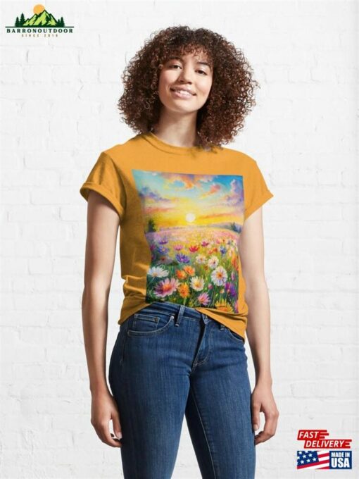 Blooming Spring Meadow Classic T-Shirt Sweatshirt Hoodie