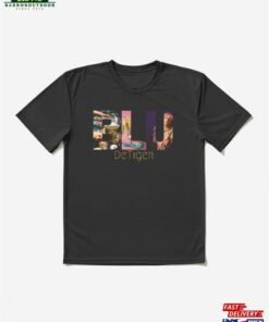 Blu Detiger T Shirt Sticker Active Unisex Classic 2