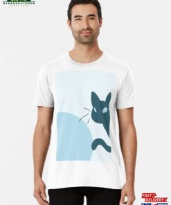 Blue Cat Shadow Premium T-Shirt Hoodie Classic Blue Cat Shadow Premium T-Shirt Hoodie Classic
