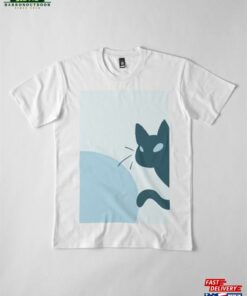 Blue Cat Shadow Premium T Shirt Hoodie Classic 4