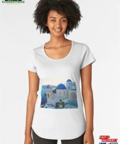 Blue Domes Of Oia Santorini Hoodie Classic Blue Domes Of Oia Santorini Hoodie Classic