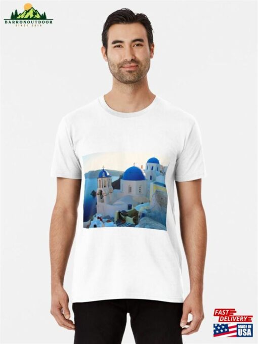 Blue Domes Of Oia Santorini Sweatshirt Classic