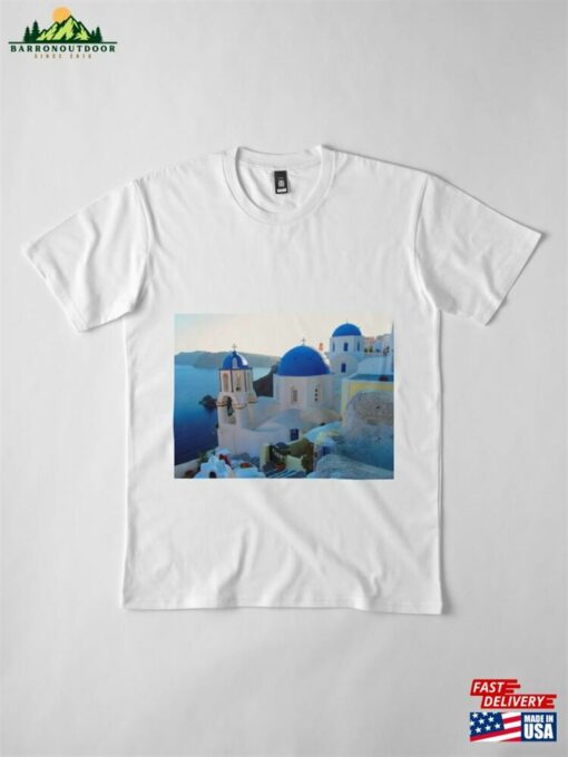 Blue Domes Of Oia Santorini Sweatshirt Classic