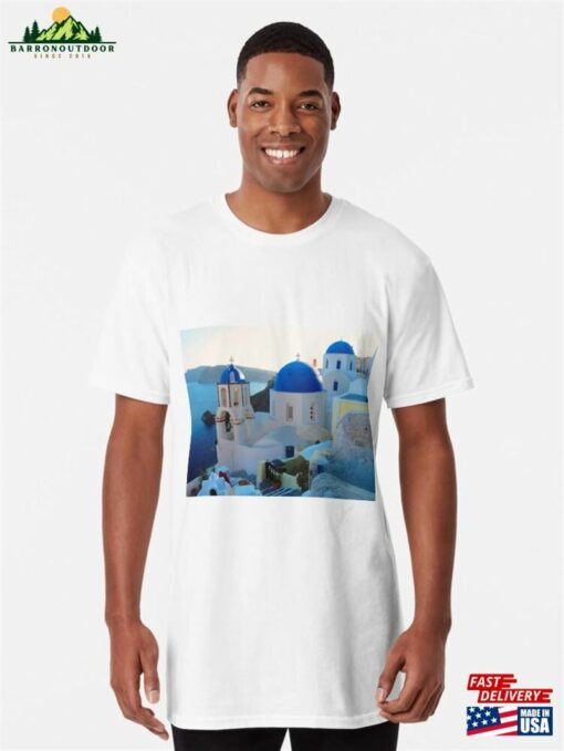 Blue Domes Of Oia Santorini Unisex Sweatshirt