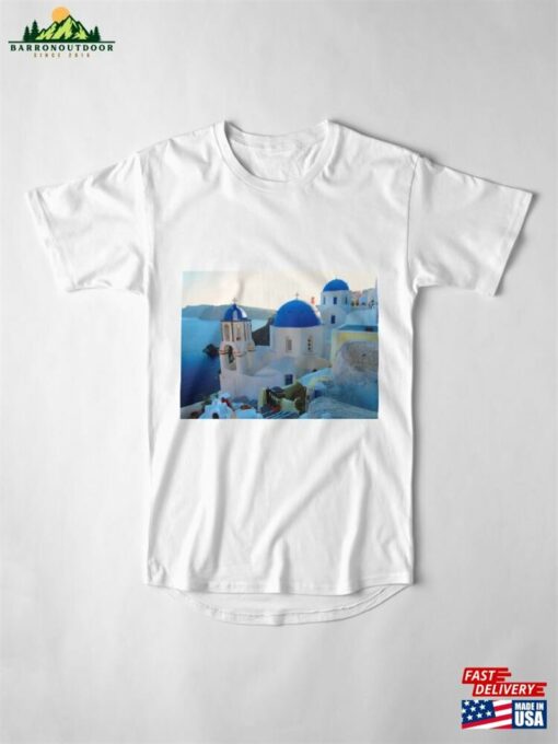 Blue Domes Of Oia Santorini Unisex Sweatshirt