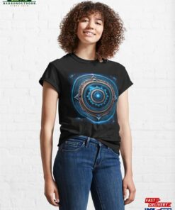 Blue Galaxy Tranquility Mandala Art Classic T-Shirt Hoodie