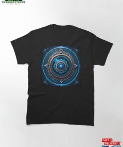 Blue Galaxy Tranquility Mandala Art Classic T-Shirt Hoodie