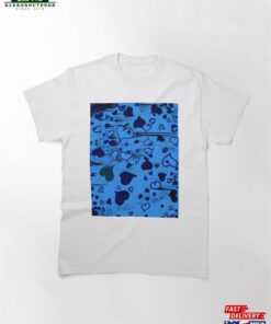 Blue Hearts Classic T-Shirt Unisex Blue Hearts Classic T-Shirt Unisex