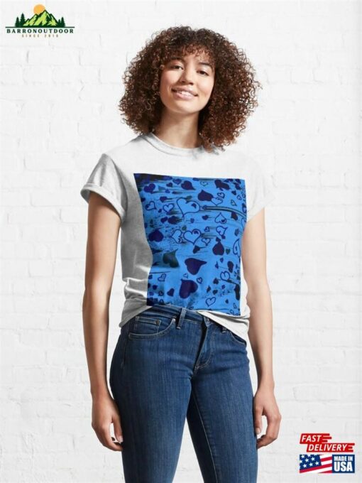 Blue Hearts Classic T-Shirt Unisex