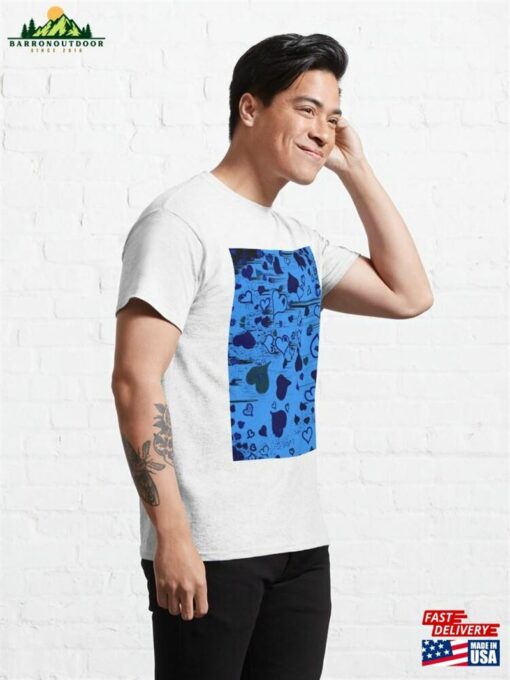 Blue Hearts Classic T-Shirt Unisex