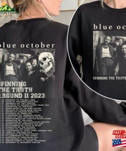 Blue October Double Side Shirt Spinning The Truth Around Tour 2023 Hoodie Unisex