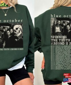Blue October Double Side Shirt Spinning The Truth Around Tour 2023 Hoodie Unisex 2 Blue October Double Side Shirt Spinning The Truth Around Tour 2023 Hoodie Unisex 3