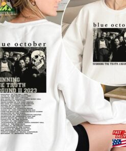 Blue October Double Side Shirt Spinning The Truth Around Tour 2023 Hoodie Unisex 3 Blue October Double Side Shirt Spinning The Truth Around Tour 2023 Hoodie Unisex 4