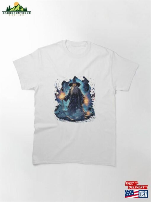 Blue Wizard Of The Void Classic T-Shirt Unisex