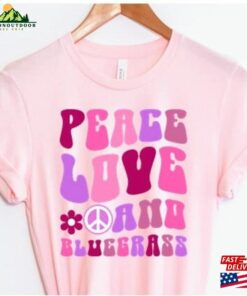 Bluegrass Shirt Peace Love Telluride Festival Unisex T Shirt 3